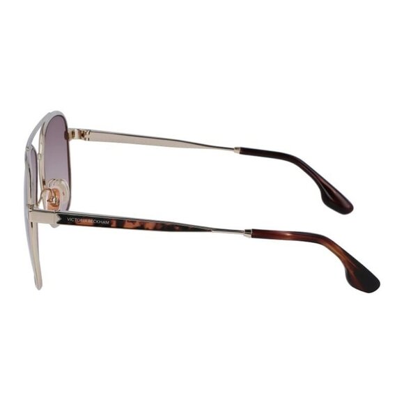 New VICTORIA BECKHAM Silver Square VB233S 702 Sunglasses Women - Picture 3 of 4